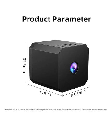 Ultra Mini WiFi Camera 1080P Night Vision Motion Detection Remote Viewing