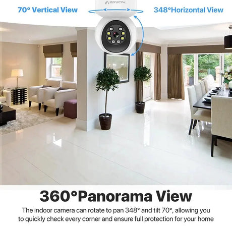 Vstarcam Indoor Security Camera 360 Coverage Night Vision 2 - Way Audio Alerts