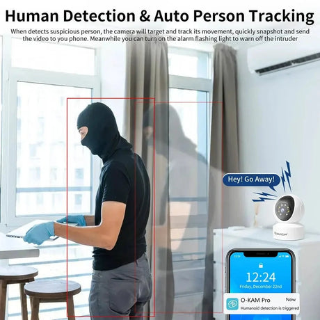 Vstarcam Indoor Security Camera 360 Coverage Night Vision 2 - Way Audio Alerts