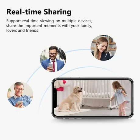 Vstarcam Indoor Security Camera 360 Coverage Night Vision 2 - Way Audio Alerts