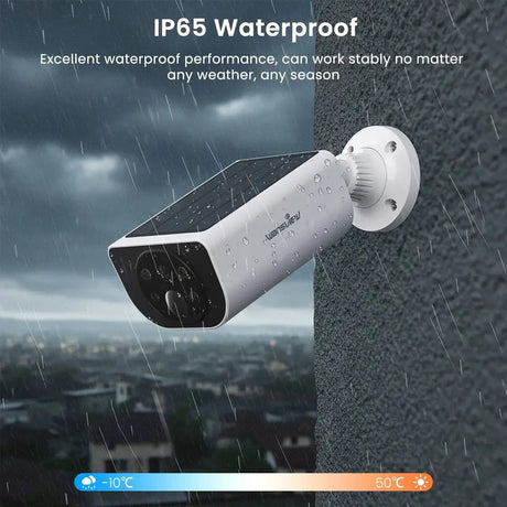 Wansview Outdoor Solar Security Camera AI 3MP Color Night Vision With Battery