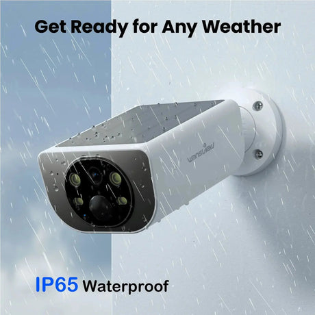 Wansview Outdoor Solar Security Camera AI 3MP Color Night Vision With Battery