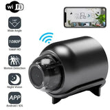 WiFi Mini Camera Security Night Vision Audio SD Card Slot