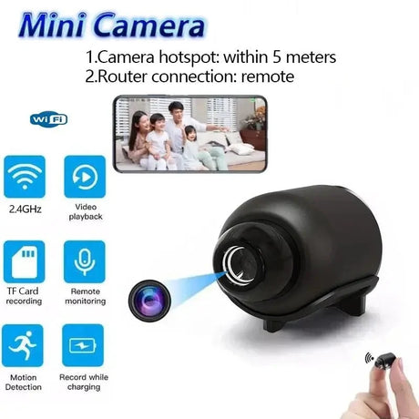 X5 Mini Camera 1080P Wireless Night Vision Crystal Clear Motion Detection