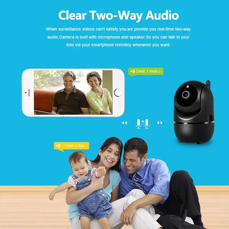 YCC365 Plus Wifi IP Camera - Auto Tracking 1620P Full Night Vision For Home CCTV