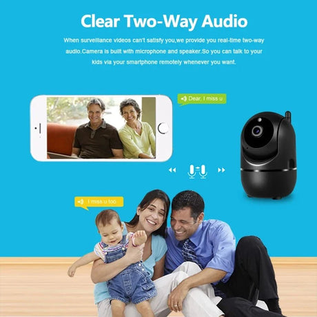 YCC365 Plus Wifi IP Camera - Auto Tracking 1620P Full Night Vision For Home CCTV