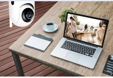 YCC365 Plus Wifi IP Camera - Auto Tracking 1620P Full Night Vision For Home CCTV