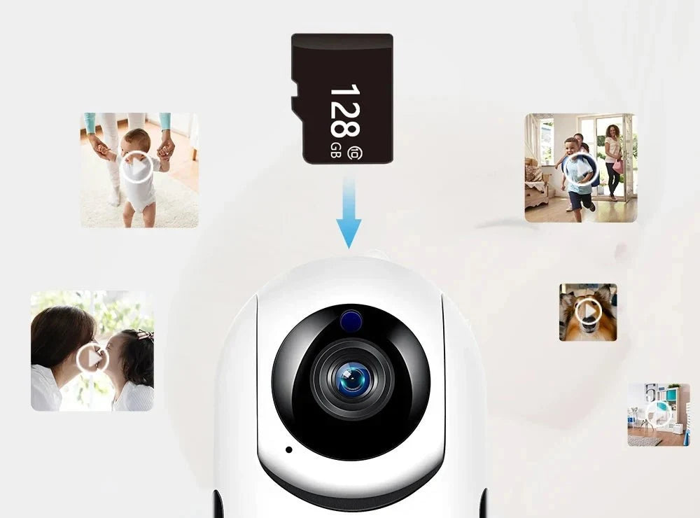 YCC365 Plus Wifi IP Camera - Auto Tracking 1620P Full Night Vision For Home CCTV