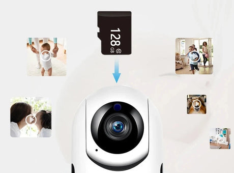 YCC365 Plus Wifi IP Camera - Auto Tracking 1620P Full Night Vision For Home CCTV