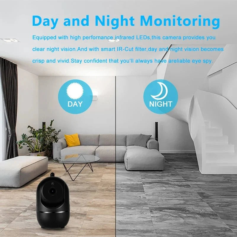 YCC365 Plus Wifi IP Camera - Auto Tracking 1620P Full Night Vision For Home CCTV